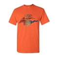thumbnail image 1 of Tee Hunt Ford Mustang Logo T-Shirt GT Shelby Cobra Boss 302 Muscle Men's Novelty Shirt, Orange, 5X-Large, 1 of 5