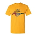 thumbnail image 1 of Tee Hunt Ford Mustang Logo T-Shirt GT Shelby Cobra Boss 302 Muscle Men's Novelty Shirt, Yellow, Small, 1 of 5