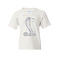thumbnail image 1 of Tee Hunt Ford Mustang Shelby Cobra 50 Years Kids T-Shirt Anniversary Jet Boys Girls Tee, White, Large, 1 of 5
