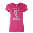 thumbnail image 1 of Tee Hunt Ford Mustang Shelby Cobra 50 Years Women's T-Shirt Novelty T-Shrit Anniversary Jet Tee, Pink, Small, 1 of 5