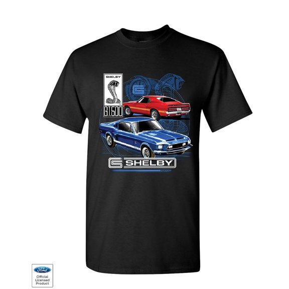 Tee Hunt Ford Mustang Shelby GT500 T-Shirt American Classic Shelby Cobra Mens Shirt