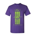 thumbnail image 1 of Tee Hunt Ford Mustang Stripe T-Shirt Classic American Muscle Car Mens, Purple, 3X-Large, 1 of 5