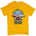 thumbnail image 1 of Tee Hunt Ford Mustang T-Shirt Detroit Mi. 1903 Ford Motor Company Licensed Men's Tee, Yellow, XX-Large, 1 of 5