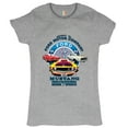 thumbnail image 1 of Tee Hunt Ford Mustang T-Shirt Detroit Mi. 1903 Ford Motor Company Licensed Women's T-Shirt Tee, Gray, Large, 1 of 5
