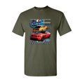 thumbnail image 1 of Tee Hunt Ford Mustang The Legend Lives T-Shirt Shelby Raptor Boss 302 Sweatshirt, Military Green, X-Large, 1 of 5