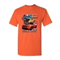 thumbnail image 1 of Tee Hunt Ford Mustang The Legend Lives T-Shirt Shelby Raptor Boss 302 Sweatshirt, Orange, Large, 1 of 5