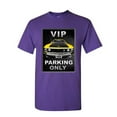 thumbnail image 1 of Tee Hunt Ford Mustang VIP Parking Only T-Shirt Boss 302 Muscle Car Mens Shirt, Purple, Small, 1 of 5