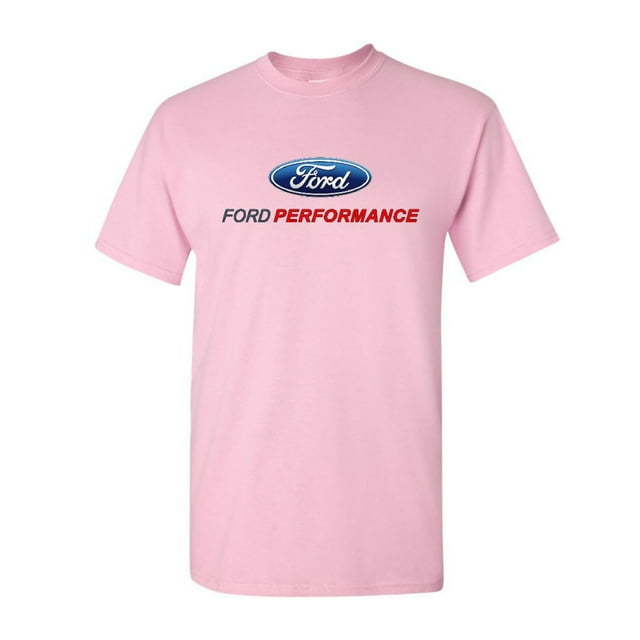 Tee Hunt Ford Performance T-Shirt Ford Mustang GT ST Racing Shirt, Light Pink, 5X-Large