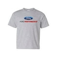 thumbnail image 1 of Tee Hunt Ford Performance Youth T-Shirt Ford Mustang GT ST Racing Tee, Gray, Small, 1 of 5