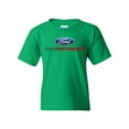thumbnail image 1 of Tee Hunt Ford Performance Youth T-Shirt Ford Mustang GT ST Racing Tee, Green, Small, 1 of 5