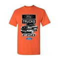 thumbnail image 1 of Tee Hunt Ford Pickup Trucks F-150 T-Shirt Offroad Country Built Tough 4X4 Mens Shirt, Orange, X-Large, 1 of 5