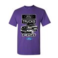 thumbnail image 1 of Tee Hunt Ford Pickup Trucks F-150 T-Shirt Offroad Country Built Tough 4X4 Mens Shirt, Purple, XX-Large, 1 of 5