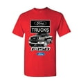 thumbnail image 1 of Tee Hunt Ford Pickup Trucks F-150 T-Shirt Offroad Country Built Tough 4X4 Mens Shirt, Red, 3X-Large, 1 of 5