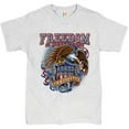 thumbnail image 1 of Tee Hunt Freedom Is Never Free T-shirt U.S. Veteran Armed Forces Military Men's Tee, Ash Gray, Large, 1 of 5