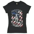 thumbnail image 1 of Tee Hunt Freedom Isn't Free T-Shirt Independence Liberty American Flag Women's T-Shirt Tee, 1 of 5