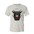 thumbnail image 1 of Tee Hunt Freedom Rock T-Shirt Peace American Flag Bald Eagle 4th of July Mens Shirt, Ash Gray, Medium, 1 of 5