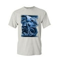 thumbnail image 1 of Tee Hunt Freedom of The Road T-Shirt Biker Born to be Wild MC Bald Eagle Mens Shirt, Ash Gray, Large, 1 of 4