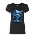 thumbnail image 1 of Tee Hunt Freedom of The Road Women's T-Shirt Biker Born to be Wild MC Bald Eagle Shirt, 1 of 4