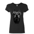 thumbnail image 1 of Tee Hunt Gangsta Doberman with Glasses Women's T-Shirt Pet Dog Lovers Swag Badass Shirt, 1 of 5