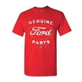 thumbnail image 1 of Tee Hunt Genuine Ford Parts T-Shirt Distressed Ford Logo Cotton Tee, Red, 3X-Large, 1 of 5