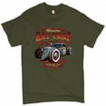 thumbnail image 1 of Tee Hunt Genuine Rat Trap T-Shirt Route 66 Vintage Hot Rod Old School Men's Novelty Shirt, Military Green, 5X-Large, 1 of 5
