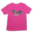 thumbnail image 1 of Tee Hunt God Bless America Youth T-Shirt 4th of July Bald Eagle Patriotic Kids, Pink, X-Large, 1 of 4