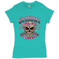 thumbnail image 1 of Tee Hunt Grandma The Woman The Myth The Legend T-Shirt Mother's Day Granny Women's T-Shirt Tee, Light Blue, Small, 1 of 5