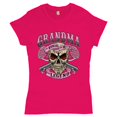 thumbnail image 1 of Tee Hunt Grandma The Woman The Myth The Legend T-Shirt Mother's Day Granny Women's T-Shirt Tee, Pink, Medium, 1 of 5