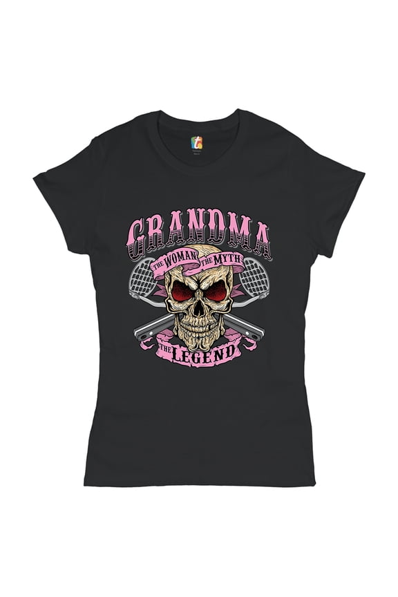 Grandma The Woman The Myth The Legend T-Shirt Mother's Day Granny Women's T-Shirt Tee