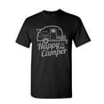 thumbnail image 1 of Tee Hunt Happy Camper T-Shirt RV Tourism Camping Summer Nature Travel Mens Shirt, Black, XX-Large, 1 of 5