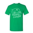 thumbnail image 1 of Tee Hunt Happy Camper T-Shirt RV Tourism Camping Summer Nature Travel Mens Shirt, Green, 3X-Large, 1 of 5