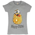 thumbnail image 1 of Tee Hunt Happy Easter Crazy Egg T-Shirt Egg Tapping Religious Holiday Women's T-Shirt Tee, Gray, Medium, 1 of 5