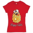 thumbnail image 1 of Tee Hunt Happy Easter Crazy Egg T-Shirt Egg Tapping Religious Holiday Women's T-Shirt Tee, Red, X-Large, 1 of 5