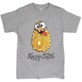 thumbnail image 1 of Tee Hunt Happy Easter Crazy Egg T-shirt Egg Tapping Religious Holiday Men's Tee, Gray, XX-Large, 1 of 5