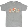 thumbnail image 1 of Tee Hunt Happy Easter! T-Shirt Hoppy Easter Bunny Egg Hunt Rabbit Men's Novelty Shirt, Gray, Medium, 1 of 5