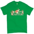 thumbnail image 1 of Tee Hunt Happy Easter! T-Shirt Hoppy Easter Bunny Egg Hunt Rabbit Men's Novelty Shirt, Green, 4X-Large, 1 of 5