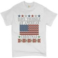 thumbnail image 1 of Tee Hunt Have Yourself an American Christmas T-Shirt Ugly Sweater Patriotic Men's Tee, White, XX-Large, 1 of 5