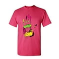 thumbnail image 1 of Tee Hunt High Five T-Shirt Melting Neon Dripping Hand Positive Multicolor Mens Shirt, Hot Pink, X-Large, 1 of 5