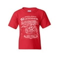 thumbnail image 1 of Tee Hunt Highway Legend Route 66 Youth T-Shirt Biker American Tradition Chopper Kids Tee, Red, X-Large, 1 of 5