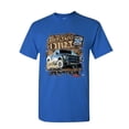 thumbnail image 1 of Tee Hunt Hit The Dirt Built Ford Tough T-Shirt F-150 Raptor Pickup Truck Shirt, Blue, 5X-Large, 1 of 5