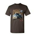 thumbnail image 1 of Tee Hunt Hit The Dirt Built Ford Tough T-Shirt F-150 Raptor Pickup Truck Shirt, Brown, 5X-Large, 1 of 5