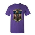 thumbnail image 1 of Tee Hunt Honor Their Sacrifice T-Shirt POW MIA Military Remembrance Army Shirt, Purple, 3X-Large, 1 of 5
