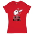 thumbnail image 1 of Tee Hunt Hoppy Easter T-Shrit Happy Easter Bunny God Jesus Christ Has Risen Women's T-Shirt Tee, Red, Large, 1 of 4