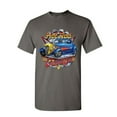 thumbnail image 1 of Tee Hunt Hot Rod Garage T-Shirt Where Dreams are Built US Classic Rebuild Mens Shirt, Charcoal, Large, 1 of 5