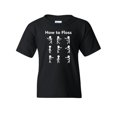 thumbnail image 1 of Tee Hunt How to Floss Youth T-Shirt New Dance Backpack Kid Tutorial Funny Trend Kids Tee, 1 of 5