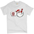 thumbnail image 1 of Tee Hunt I Don't Believe in You Either T-shirt Santa Claus Merry Christmas Men's Tee, White, 4X-Large, 1 of 5