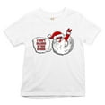 thumbnail image 1 of Tee Hunt I Don't Believe in You Either Youth T-Shirt Santa Claus Merry Christmas Kids, White, Small, 1 of 5