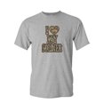 thumbnail image 1 of Tee Hunt I Heart My Soldier T-Shirt Cute Camo Army Wife Army Mom Military Mens Shirt, Gray, Large, 1 of 5