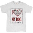 thumbnail image 1 of Tee Hunt I Love My Dog T-Shirt Best Friend Companion One of The Family Men's Tee, Ash Gray, X-Large, 1 of 5