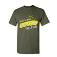 thumbnail image 1 of Tee Hunt I Need a Six Month Vacation Twice a Year T-Shirt Funny Holiday Mens Shirt, Military Green, Medium, 1 of 4
